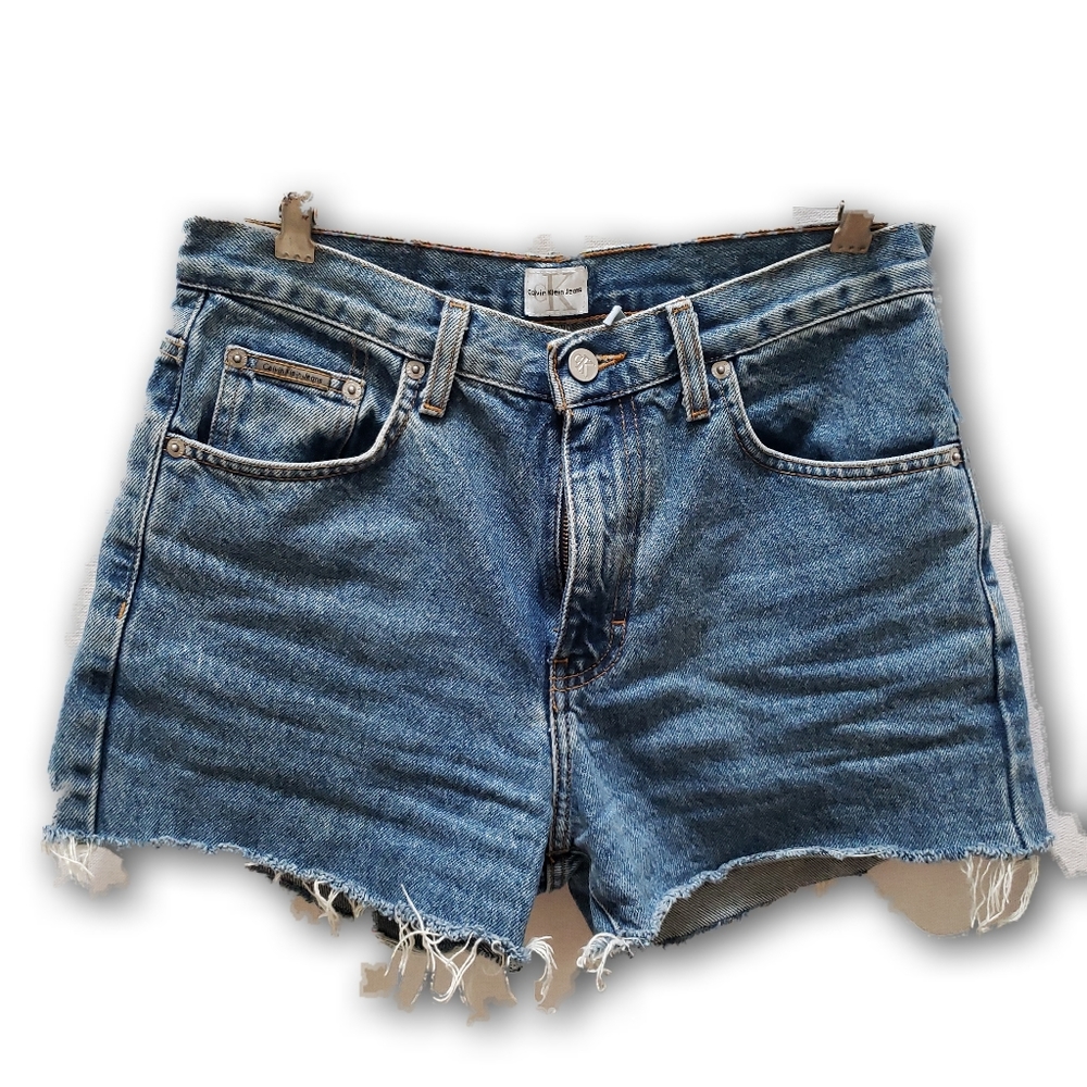 Vintage style Calvin Klein Cutoff Denim Shorts